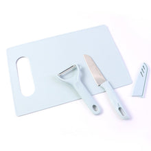 3 in 1 Kitchen Knife & Chopping Board Set (1 Set)