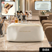 Travel Makeup & Toiletry Organizer Pouch with Zipper & Handle (1 Pc / Mix Color)
